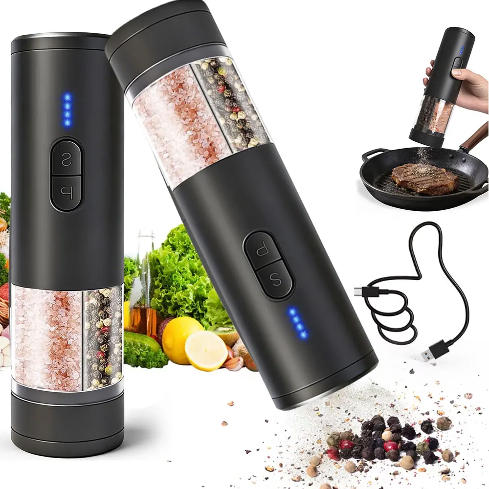 Kitchen Electronics Gadgets - Macinapepe e macinasale elettrico a gravità