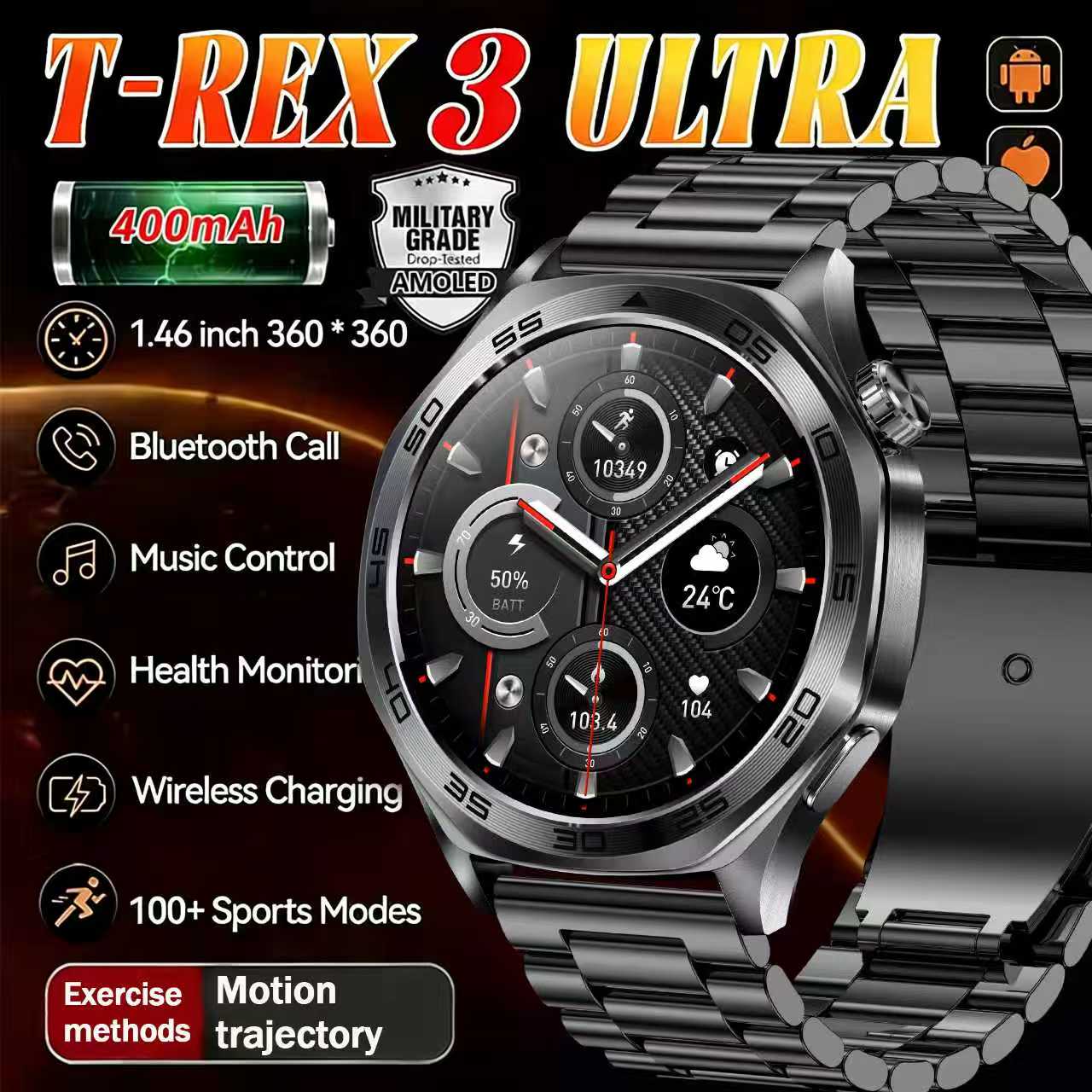 Electronics Quiz - Smartwatch Uomo 2026 con Schermo LED