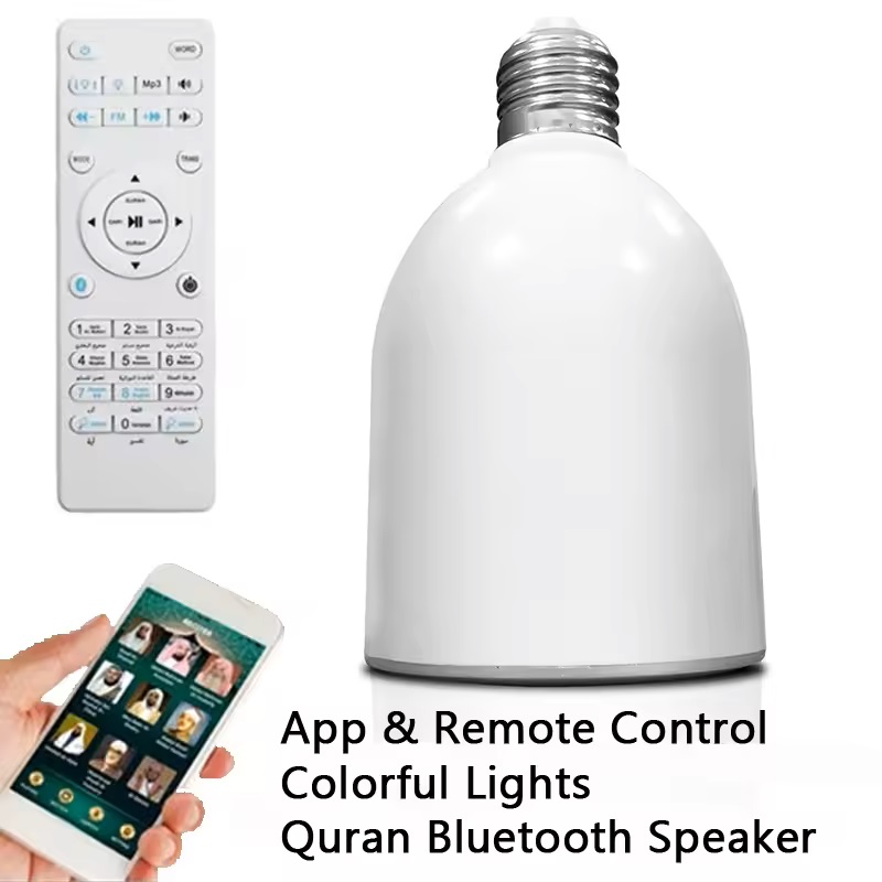 Gadget Q - Lampada Notturna LED con Altoparlante Bluetooth