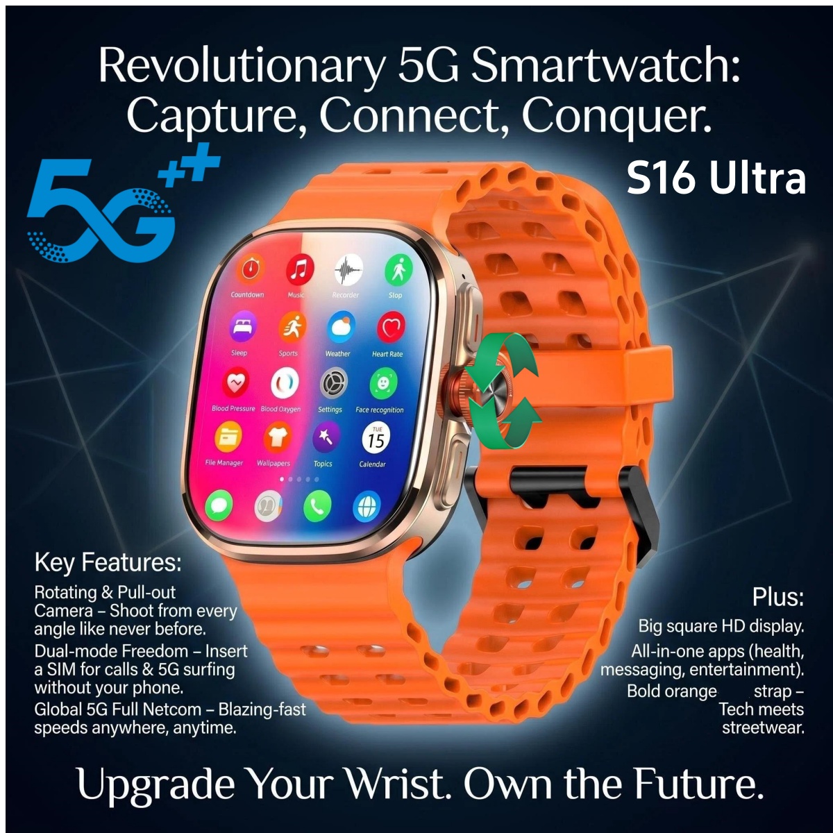 Electronics Quiz - Smartwatch S16 Ultra Originale 5G LTE