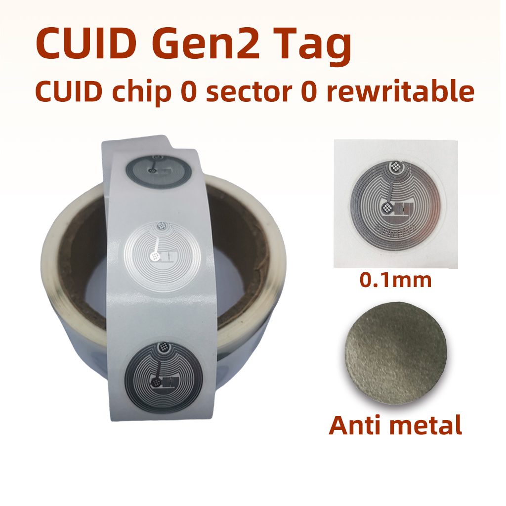 Nfc Tag Programmable - adesivo cuid Intarsio bagnato 13,56 mhz