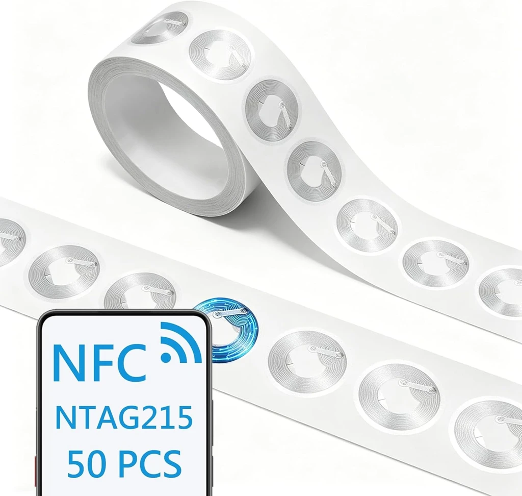 Nfc Tag Programmable - Adesivi NFC NTAG215 13.56MHz ISO14443A Etichette