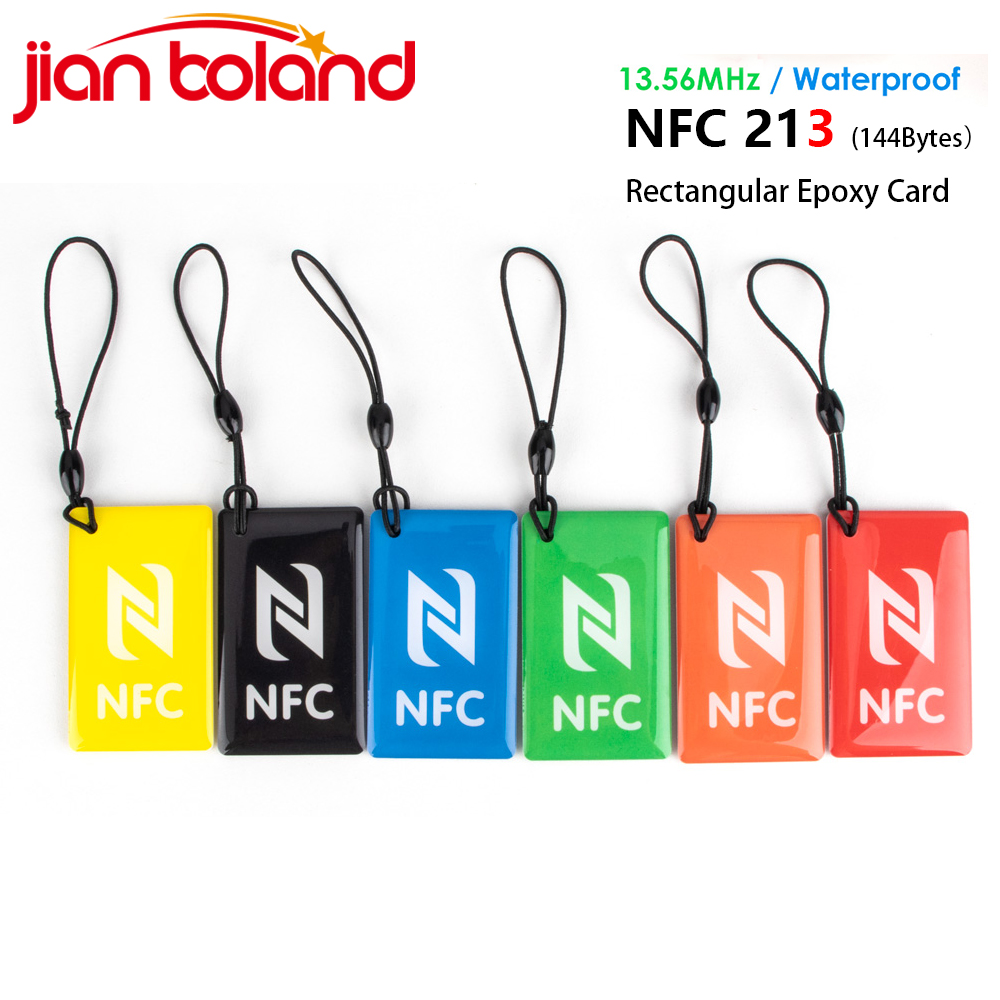 Nfc Tag Programmable - 6 pz rettangolare 13.56MHz ISO14443A 144