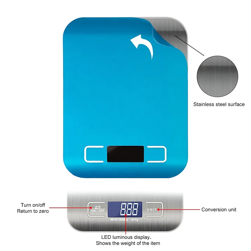5kg/10kg 1g bilancia da cucina - Electronics Stuff recensione e prezzo