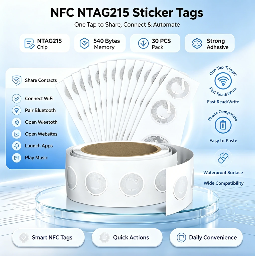 10-50 Pezzi Adesivi NFC NTAG21 - Nfc Tag Programmable recensione e prezzo