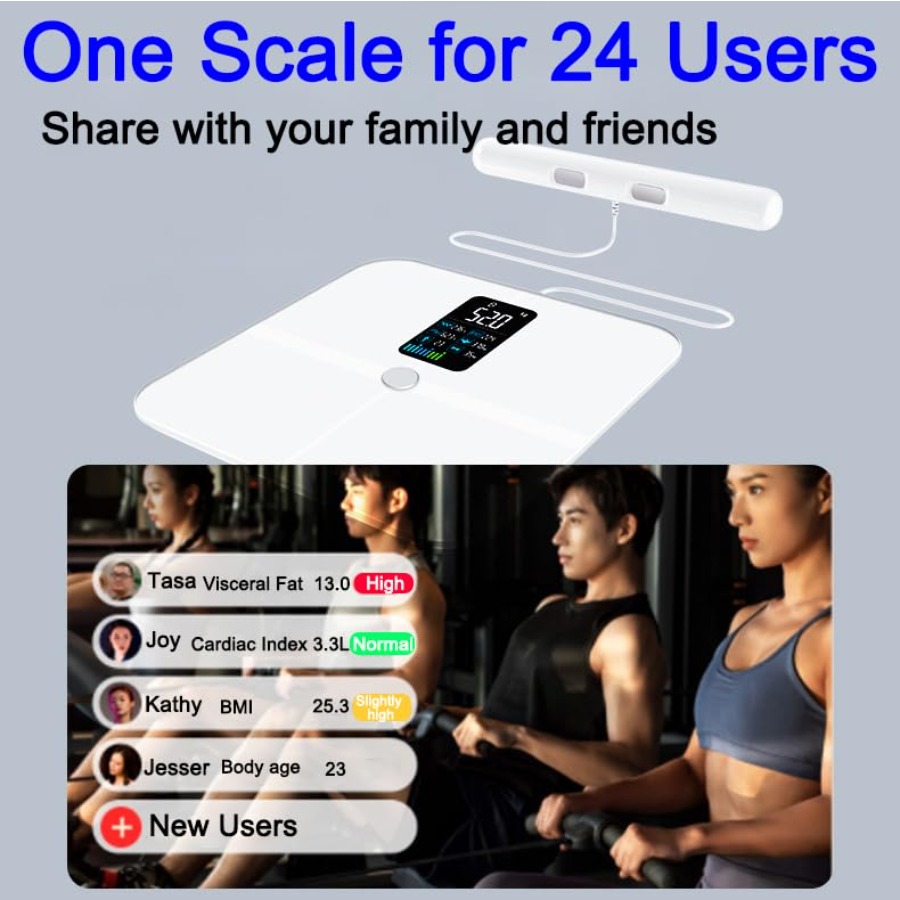 Bilancia da bagno per analisi  - Body Fat Scale Smart recensione e prezzo