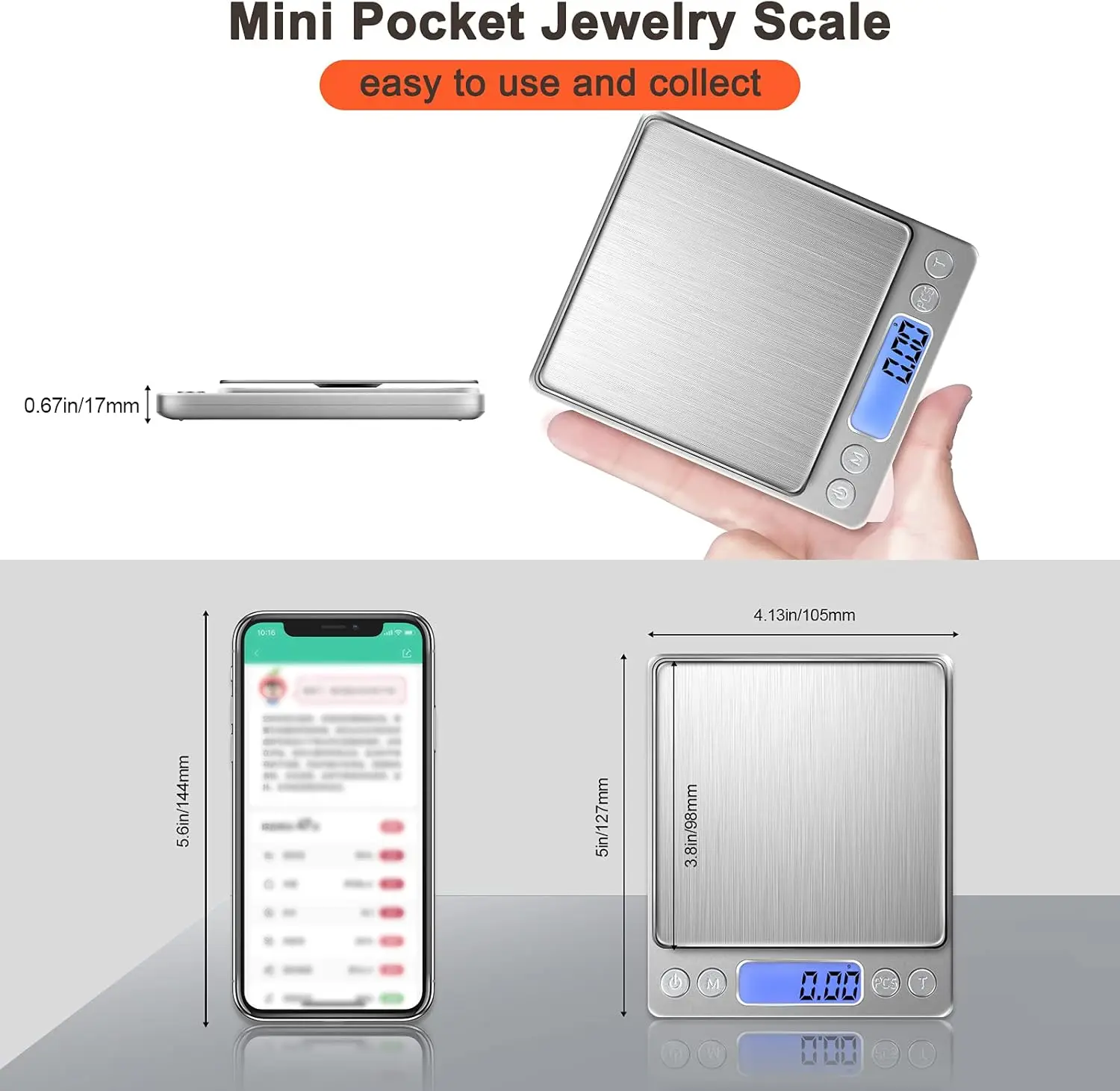 Bilancia digitale LCD per gioi - Kitchen Electronics Gadgets recensione e prezzo
